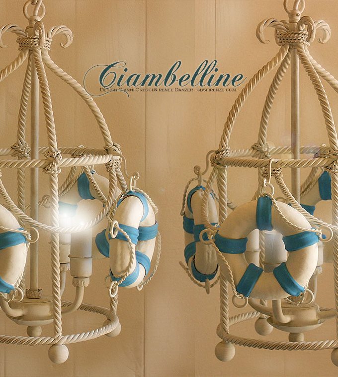 Ciambelline Lantern. Lanterna Brunellesca. Collezione Navy