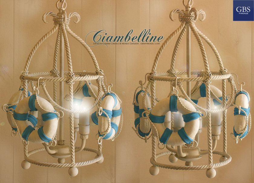 Ciambelline Lantern. Lanterna Brunellesca. Collezione Navy