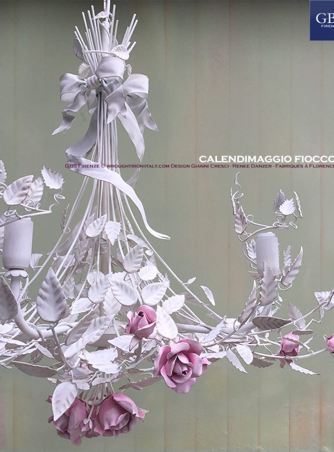 Lampadario Calendimaggio Fiocco. 6 Luci