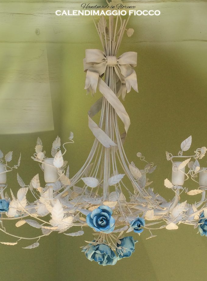 Lampadario Calendimaggio Fiocco. 6 Luci