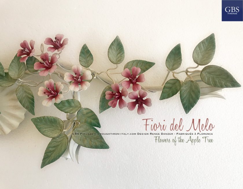 Fiori del Melo GBS Firenze Flowers of the apple tree Ceiling Light Plafoniera con Faretti