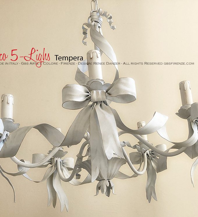 Tempera Fiocco 5-LIGHTS. A autêntica coleção Fiocco da GBS