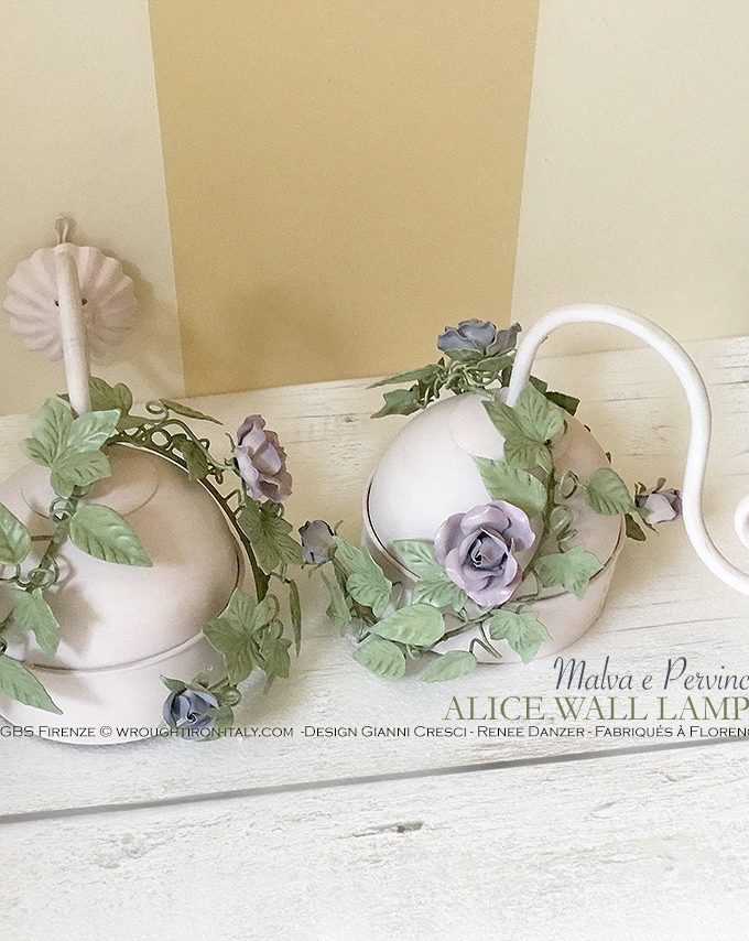 Alice. Applique Edera e Rose