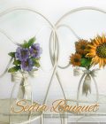 Sedia Bouquet. Girasoli e Viole. GBS, Made in Florence