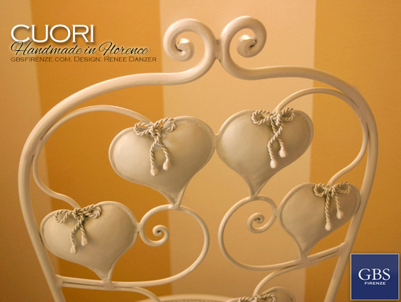 Sedia di Cuori. GBS Firenze. Design Renee Danzer.