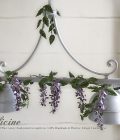 Lampadario Sospensione Wisteria. Bilanciere Alice Glicine. 2 Luci