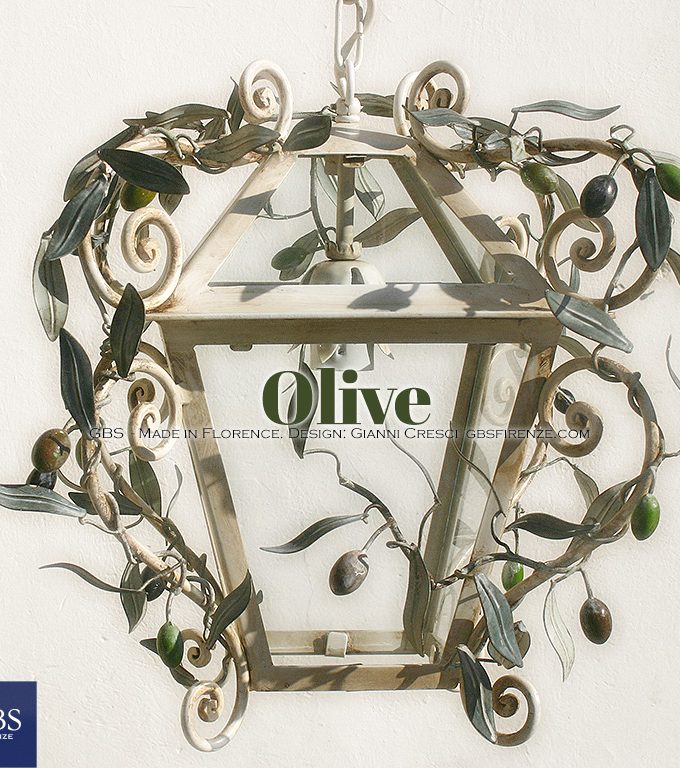 Lanterna Olive. Sospensione