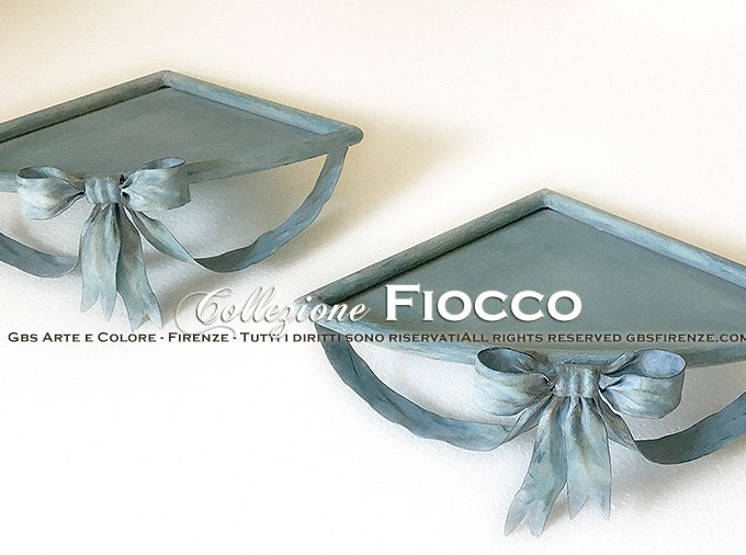 Fiocco. Mensolina Angolare