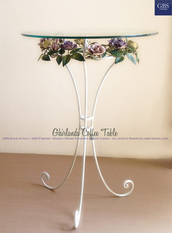 Ghirlanda Coffee Table. Rose a 6 e 12 petali